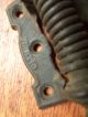 Two Antique Cast Iron Screen Door Hinges C1885 Olympia Other Antique Hardware photo 2