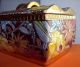 Art Deco Boch Freres Keramis Flowers Large Jewerly Box By Charles Catteau Art Deco photo 3