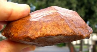 Acheulean Flint Discoid Hand Scraper Paleolithic Tool photo