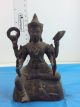 Rare 100 Thailand Shiva Idol Figurine Brass Handmade Sculpture Hindu God Statue Amulets photo 11
