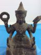 Rare 100 Thailand Shiva Idol Figurine Brass Handmade Sculpture Hindu God Statue Amulets photo 5