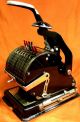 Awesome Vtg 1920s Mechanical F/e Hedman Mfg.  Co.  Chicago,  Lightning Check Writer Binding, Embossing & Printing photo 4