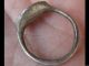 Silver Ancient Roman Ring With2 Horces Facing Each Other,  Rare Roman photo 3