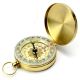 Classic Pocket Watch Style Camping Compass Hiking Aluminum Alloy Shell Golden Compasses photo 3