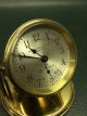 Fine Chelsea Boston Thomas Long Co.  Solid Brass Desk Clock Nautical Clocks photo 5