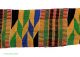 Kente Cloth Scarf Textile Maroon Ghana African Art Other African Antiques photo 1