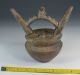 Pre Columbian Ancient South America Good Lambayeque Sican Spouted Vessel The Americas photo 2