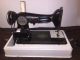 Vintage Singer Sewing Machine 1920 Model 66 Red Eye With Carry Case Sewing Machines photo 1