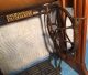 Antique Vintage Singer 127 - 3 Foot - Treadle Sewing Machine In Cabinet Sewing Machines photo 3