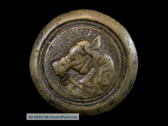 Old Antique 1700 - 1800 ' S.  Military Cavalry Mount - Insignia ' Byzantine photo