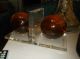 Mid Century Modern Lucite Thomas O ' Brien Bookends Mid-Century Modernism photo 3