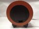 Michael Graves Modern Design Small Wood Clock With Black Base Battery Operated Mid-Century Modernism photo 2