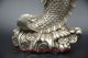 China Collectible Decorate Water God Old Tibet Silver Fish Dragon Jump Statue Other Chinese Antiques photo 1
