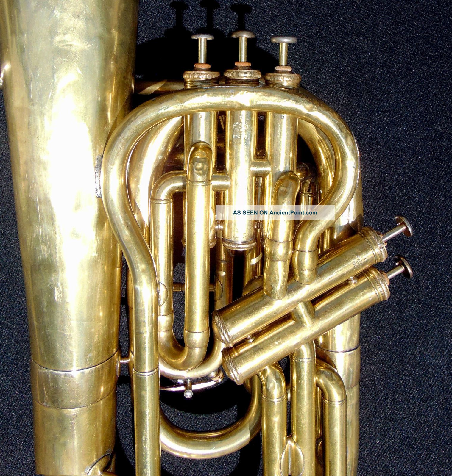 Besson Paris Five Valve Euphonium Brass photo