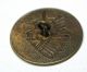 Antique Button Stamped Brass Native American Chief 7/8 