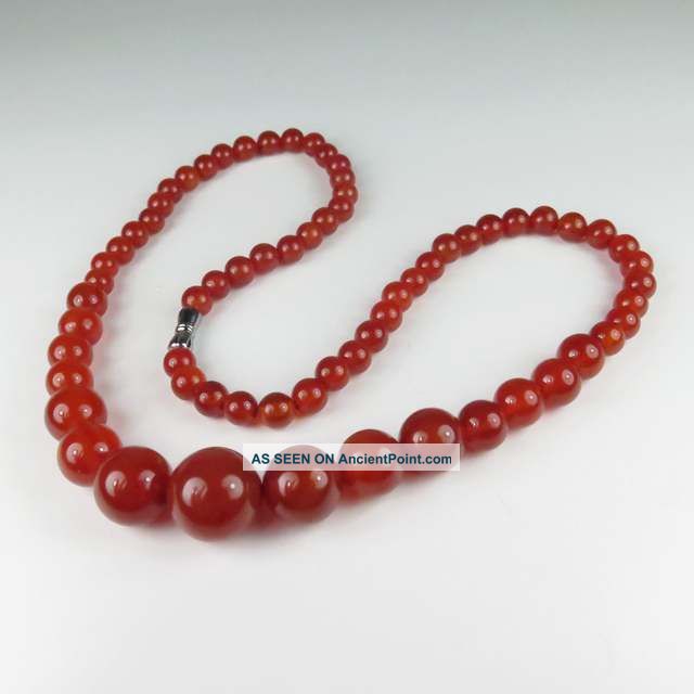 Chinese Hand - Carved Natural Jade Necklace W Necklaces & Pendants photo