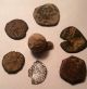 6 Spanish Cob ' S And Unfinished Unclipped Hand Poured Musket Ball C5 The Americas photo 2