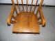 Antique Nichols & Stone Solid Wood Childs Rocking Chair Post-1950 photo 1