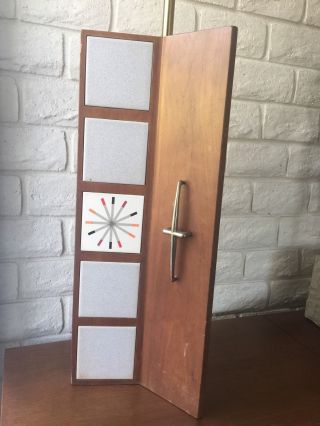 Rare Paul Mccobb Pomona Tile Solid Walnut Lamp Mid Century Lightolier photo