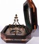Solid Brass Pendulum Sundial Compass With Hardwood Box. Compasses photo 4