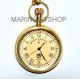 Vintage Antique Brass Victorian Pocket Watch Collectible & Nautical Clock Mn Clocks photo 4