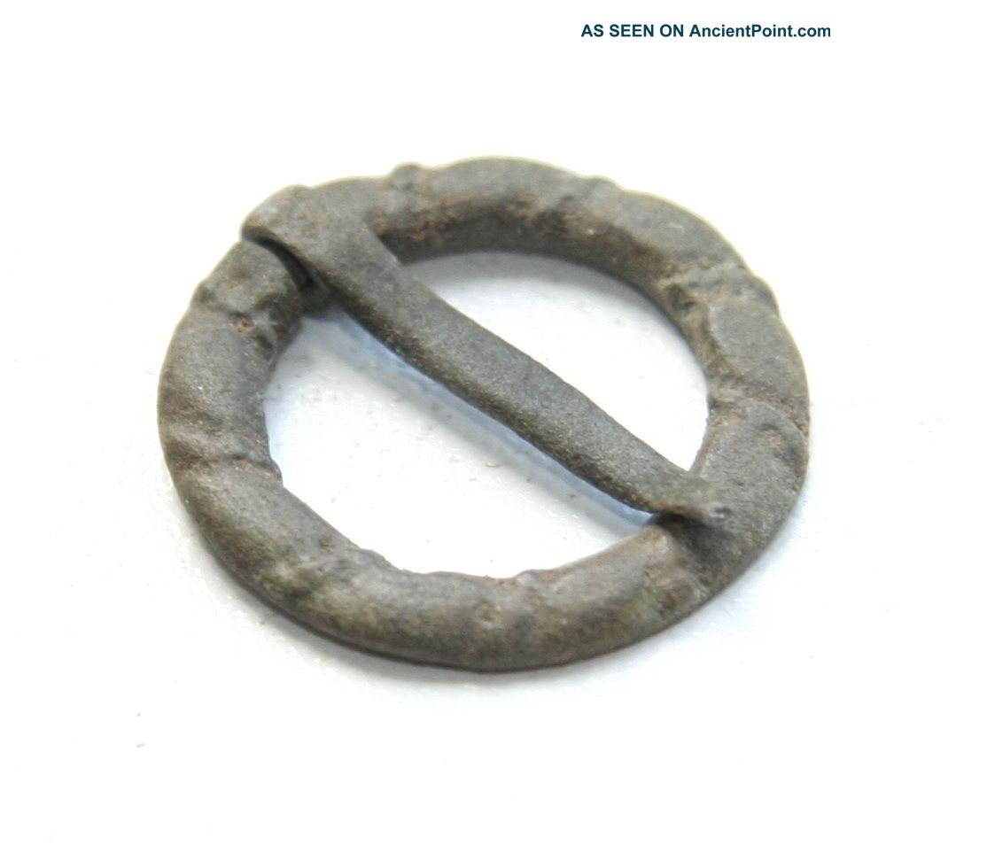Ancient Old Ornament Bronze Fibula Brooch (avg02) Celtic photo