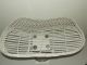 Antique 1930 ' S Doctor ' S Office Wicker Basket Baby Nursery Scale Scales photo 2