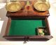 Antique Apothecary Chemist Avery Balance Scales With Weights Drawer Brass Pans Other Antique Science Equip photo 7