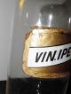 Antique Apothecary Pharmacy Bottle Jar Fancy Ground Glass Label 8.  5 