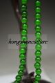 Chinese Natural Jadeite Jade Bead Hand Woven Necklace Ww16 Necklaces & Pendants photo 2