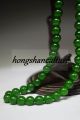 Chinese Natural Jadeite Jade Bead Hand Woven Necklace Ww16 Necklaces & Pendants photo 3