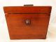 19thc Ca.  1840 Antique Regency Style Coffin Lid Old Victorian Wood Tea Caddy Boxes photo 3