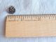 Antique Brass Relief Picture Button Geometric Flower 578a Buttons photo 3