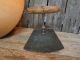 Antique Vtg Wood Primitive Dough Bowl With Early Ny Hand Chopper Primitives photo 5