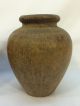 Pair Antique Vintage Folk Art Primitive Rustic Carved Solid Wood Vase Shapes Primitives photo 5