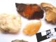 10 X Paleolithic Tools / Scrapers,  Saharan Flint Artifacts - 30 - 70,  000bc (0005) Neolithic & Paleolithic photo 4