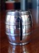 Tiffany & Co.  Sterling Silver Mini Barrel Shape Coin Bank Other Antique Sterling Silver photo 1
