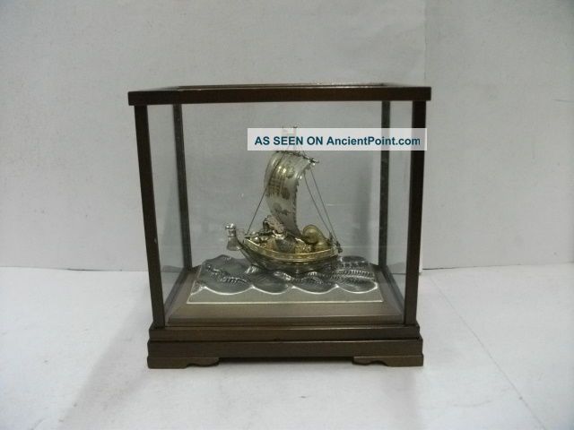 Silver960 The Japanese Treasure Ship.  94g/ 3.  31oz.  Takehiko ' S Work. Other Antique Sterling Silver photo