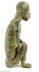 Dogon Brass Female Sitting Mali African Art Other African Antiques photo 1