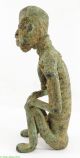 Dogon Brass Female Sitting Mali African Art Other African Antiques photo 2
