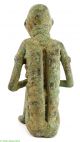 Dogon Brass Female Sitting Mali African Art Other African Antiques photo 3