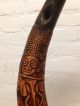 Cameroon: Tribal African Ngoni Bamun Music Instrument - Horn. Other African Antiques photo 1
