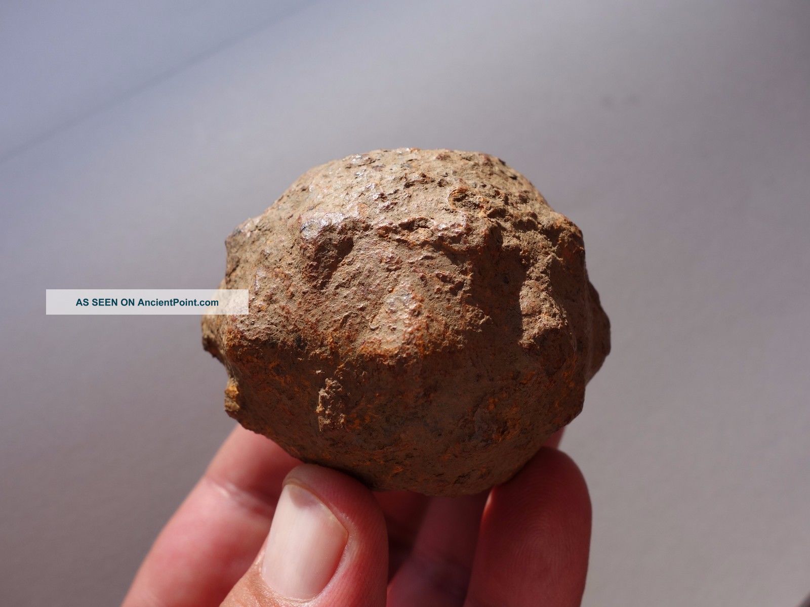 Ancient Middle Ages Iron Mace,  As Found,  Xii - Xiv C.  Ad Roman photo