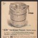 1800 ' S American Gem Ice Cream Maker Freezer Machine Rip Van Winkle Ad Trade Card Primitives photo 3