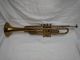 Antique Vintage 1920 ' S Abbott York Brass Trumpet With Conn Case & Olds 3 Mp Brass photo 1