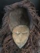 Rare Antique African Dan Mask Metal Teeth Slit Eyes Hide Hat Beard Shells Ar128 Masks photo 9