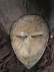 Rare Antique African Dan Mask Metal Teeth Slit Eyes Hide Hat Beard Shells Ar128 Masks photo 10