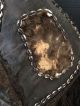 Rare Antique African Dan Mask Metal Teeth Slit Eyes Hide Hat Beard Shells Ar128 Masks photo 5