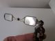 Antique Victorian Gilt Solid Silver Small Lorgnettes Folding Eyeglasses Optical photo 5