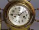 Vintage Waterbury Ships Bell Clock No 19 W/thermometer & Barometer Clocks photo 4